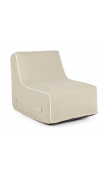 Sillón hinchable RIHANNA beige 90x60x70 cms