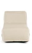 Sillón hinchable RIHANNA beige 90x60x70 cms