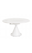 Mesa PORCELÁNICO blanco 85x135